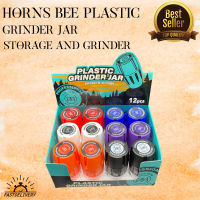 CR1 ที่บดสุมนไพร เครื่องบด บดสมุนไพร ที่บดสมุนไพร เครื่องบดสมุนไพร Horns Bee Plastic Grinder Jar | Storage and Grinder   สินค้าพร้อมจัดส่ง