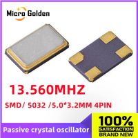 (10 ชิ้น) 13.56M 13.56MHZ 13.560MHZ 5032 5.0 * 3.2mm SMD Passive Crystal Oscillator 4pin Quartz Resonator Crystal 5.0X3.2MM 13.560M