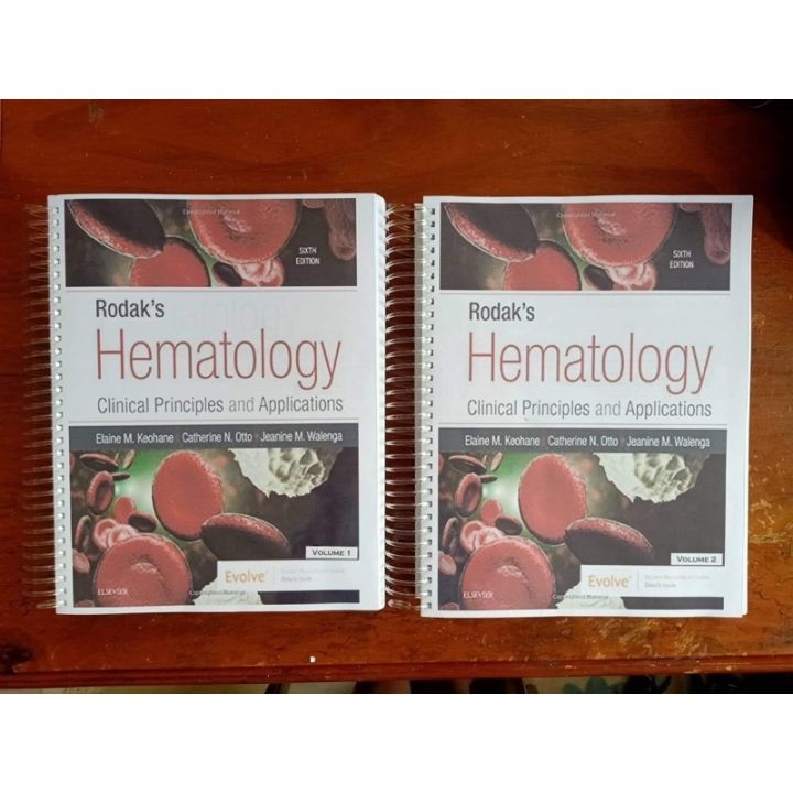 Rodak's Hematology Clinical Principle and Applications 6th and 5th