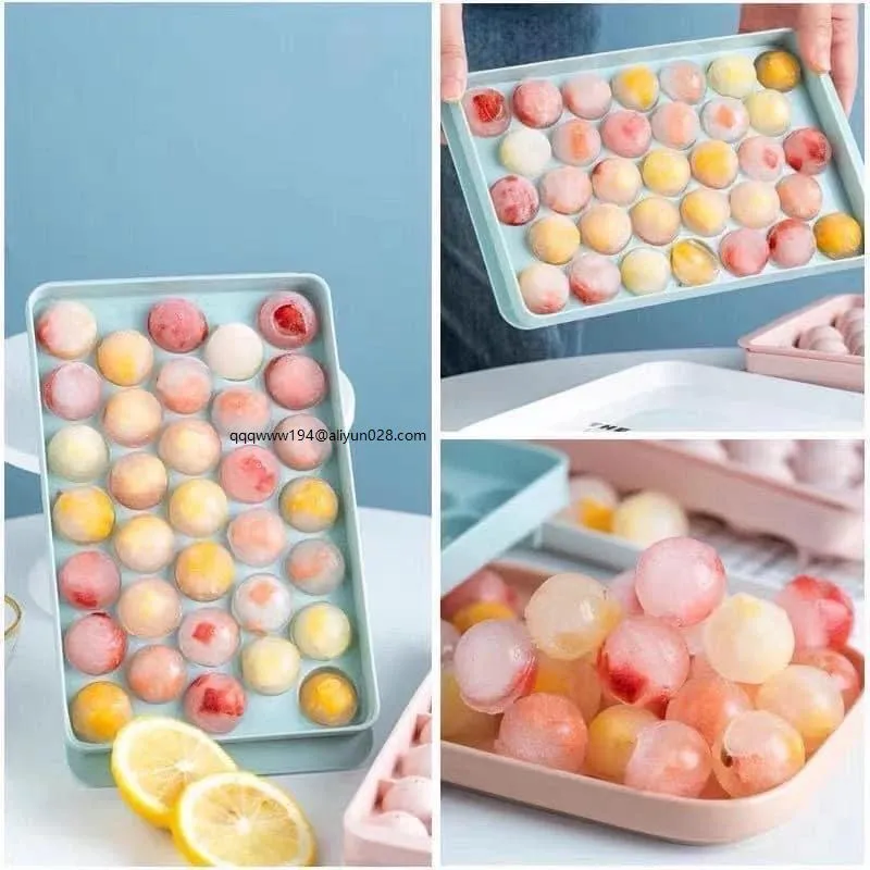 1pc Plastic Ice Cube Tray With 6 Spheres, For Making Ice Cubes And Baby  Food