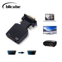 ✾ pikvm For HDTV Monitor Projector PC Laptop TV-Box COOLJIER VGA to HDMI-compatible Converter with Audio Adapter Cables 720/1080P