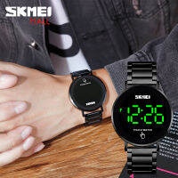 HOT ； SKMEI 1550 MenนาฬิกาสัมผัสไฟLEDแฟชั่น 30Mนาฬิกาข้อมือกันน้ำ