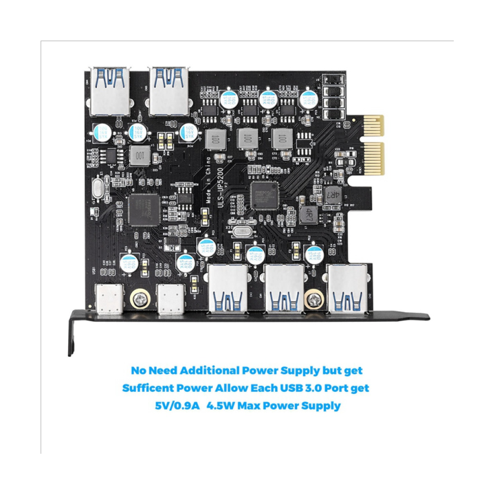 7-port-pci-e-to-type-c-2-with-2-rear-usb-3-0-ports-pci-express-card-desktop-pc-pci-e-to-usb-3-0-expansion-card