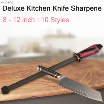 TAIDEA 8-12 Inches Kitchen Knife Sharpening Rod Diamond Ceramic