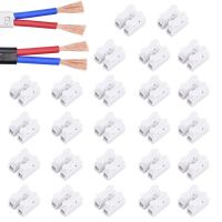 hot✗  Electric Cable 10A 220V CH2 Push Wire Pin Terminal Insulating Wiring Terminals Connection Electrical