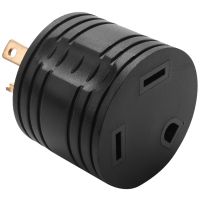 RV Generator Adapter 3- 30A Male To 30A Female RV Power Plug 125V RV Plug for Motorhome Trailer L5-30P