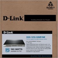 D-Link 28-Port PoE Gigabit PoE Metro Ethernet Switch รุ่น DGS-1210-28MP/ME