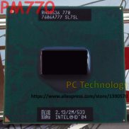Original Intel CPU Laptop Pentium M 770 CPU 2M Cache 2.13Ghz 533 Socket