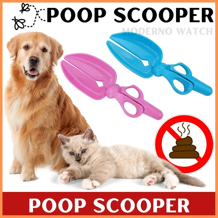 Pet Poop Scooper Scissor Style Easy Pick Up Dog Cat Poops Lazada PH