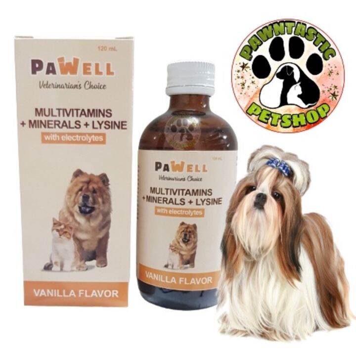 Pawell Multivitamins Minerals Lysine w/ Electrolytes120mL Lazada PH