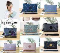 กระเป๋าคล้องมือขนาดพอเหมาะ 7.25 นิ้ว พกพาสะดวก Kipling Creativity Large Pouch วัสดุ Nylon 100% (งานแบรนด์แท้ outlet)