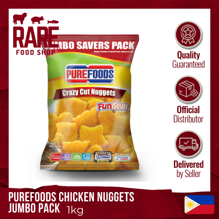 PUREFOODS CHICKEN NUGGETS JUMBO PACK 1KG Lazada PH