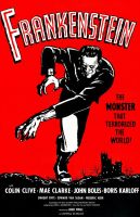 Frankenstein พิมพ์โปสเตอร์ผ้าไหมศิลปะ Boris Karlov 24X36นิ้ว0809