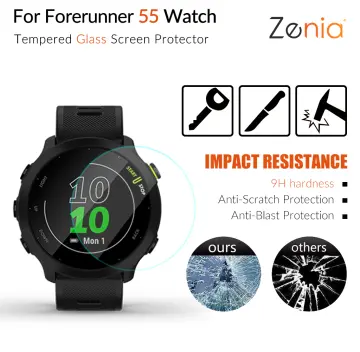 2-10Pcs Tempered Glass Protective Film For Garmin Forerunner 55 158 Smart  Watch Screen Protector Cover Film