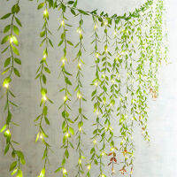 180 LED USB Garland Willow Vines String Lights Battery Artificial Ivy Led Curtain Fairy lights For Wall Party Garden Decoration