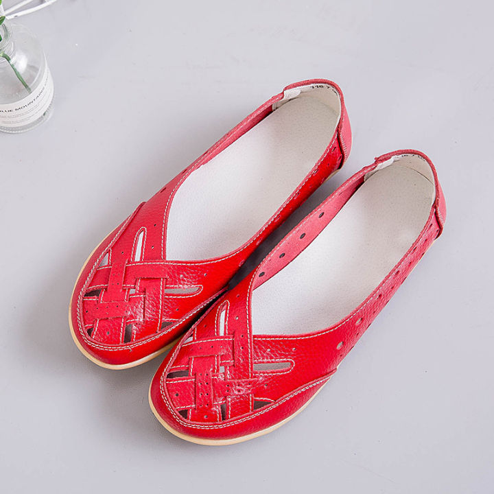 35-46-plus-size-summer-womens-shoes-hollow-out-loafers-tendon-bottom-womens-gommino