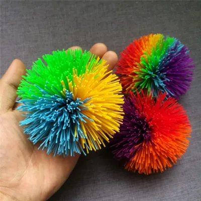 Anti-Stress 6cm/9cm Rainbow Fidget Sensory Ball Baby Funny Stretchy Ball Stress Relief Kids Autism Special Needs