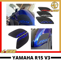 Yamaha YZF R25 R3 Yzfr3 Yzfr25 2013-2016 Protector ยางถังน้ำมันแผ่นกันลื่นถังสติกเกอร์แก๊สที่ยึดเข่า.