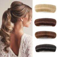 Synthetic Wig Cushion Temperature Insert Comb Invisible Fluffy Hair for Female