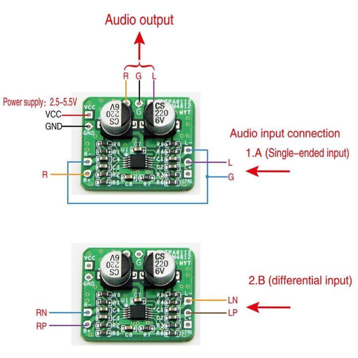 headphone-amplifier-board-150-mw-audio-differential-balanced-tpa6112-amp-sgm4812-hifi-amp-module-speaker-module