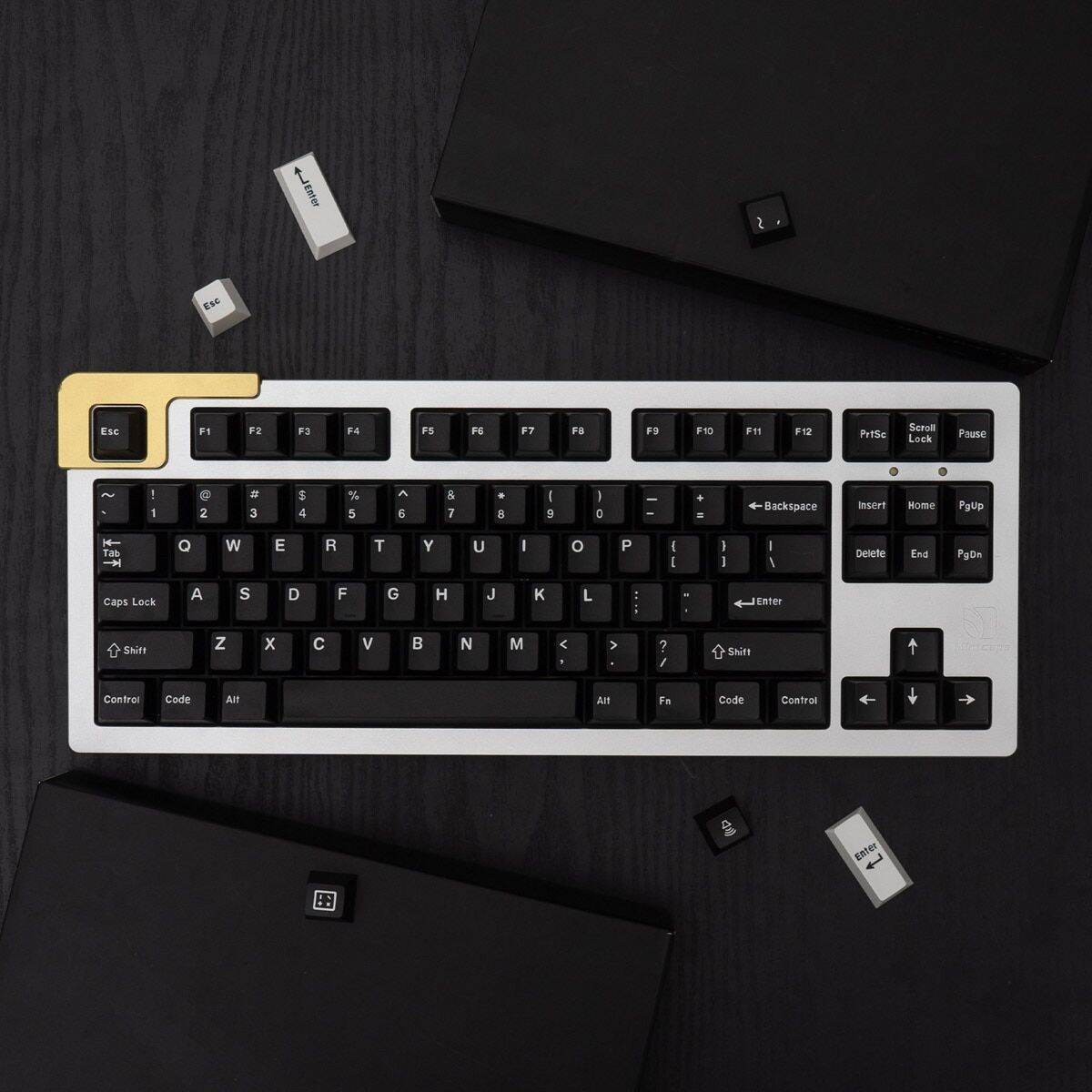GMK Clone Bow Wob 121 Keys เชอร์รี่โปรไฟล์ยิงคู่ Keycap ภาษาอังกฤษที่ ...