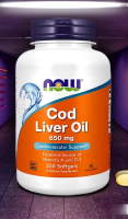 Cod Liver Oil 650 /1,000 MG by NOW FOODS