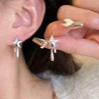 [COD] drop zircon unique earrings 2023 new trendy cold niche womens autumn and winter