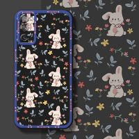 JIUMOO เคสกรณีสำหรับ Samsung Galaxy S20 FE 4G S20 FE 5G เคสกรณีแฟชั่นการ์ตูนน่ารักกระต่ายการออกแบบใหม่ปลอกยางนุ่มเต็มเลนส์ปกหลังกล้องบางแบบปกป้องกรณีกันกระแทก