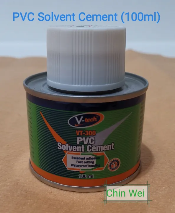 V TECH VT300 PVC Solvent Cement Gum PVC Pipe Glue 100ml Lazada