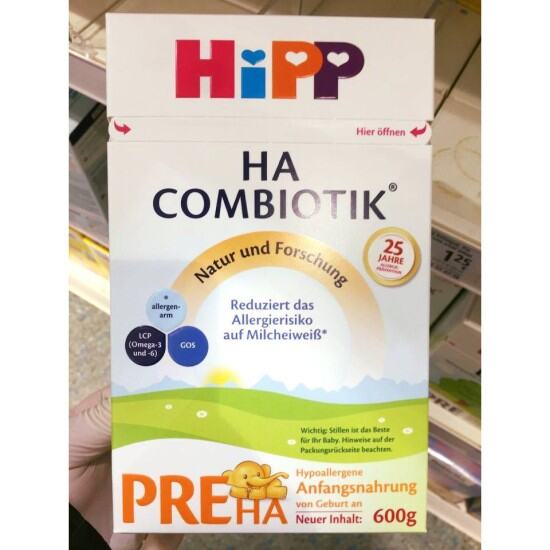 Sữa hipp pre ha combiotik anfangsmilch 600g hàng xách tay đức - ảnh sản phẩm 1