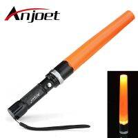 Anjoet Traffic command 2000LM XML T6 Q5 led baton powerful tactical flashlight zoomable Torch lamp lanterna Rechargeable 18650 Rechargeable  Flashligh