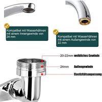 Tap Aerator Swivel Tap Aerator Multifunction Tap Spray Filter Taps 1440degrees Rotatable Universal Spray Filter