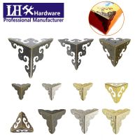 Hardware 10pcs/lot Antique Carved Angle Packaging Bag Crashproof Packer Corner Gift Trumpet Flower Wrap Angle YP103 H