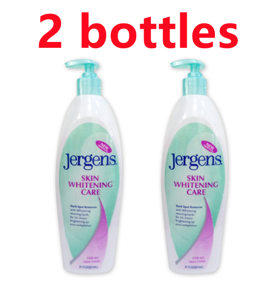 2 bottles Jergens Ultra Healing Skin Lightening Age Defying Original