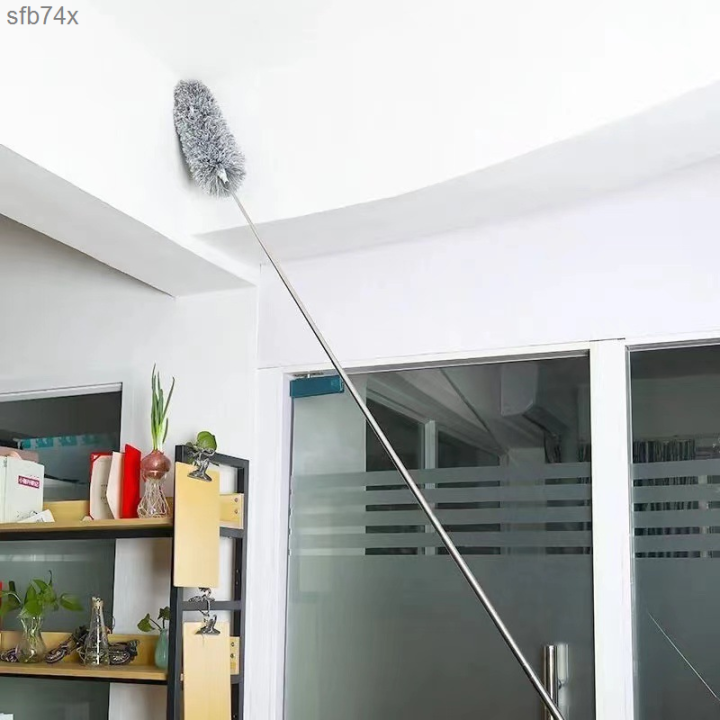 Ceiling broom, telescopic rod, spider web cleaning, extended chicken ...