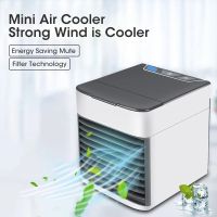 พัดลมระบายความร้อนด้วยอากาศแบบพกพาเครื่องปรับอากาศขนาดเล็กสำหรับ Home Air Cooler Multi-Ftion 3 In 1 Humidifier Purifier USB Fan