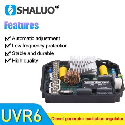 เครื่องสร้างเครื่องควบคุมแรงดันไฟฟ้าอัตโนมัติ UVR6 AVR อะไหล่เครื่องกำเนิดไฟฟ้าสปา Mecc Alte เครื่องกำเนิดไฟฟ้ากระแสสลับ