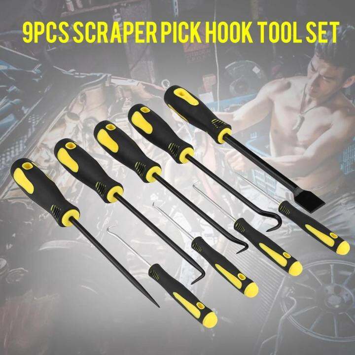 9pcs-universal-scraper-pick-hook-tool-set-car-auto-repair-tool-chrome-vanadium-steel-o-ring-gasket-puller-seal-hook-remover-kits