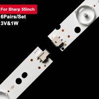 3V1W TV Backlight For Sharp 55inch KJ55D13R-ZC14F-04 2015-01-17 6Pairs/Set Led Light Strip LE55H E555BV-FM AKTC55 KJ55D13 KJ55D1 Electrical Circuitry