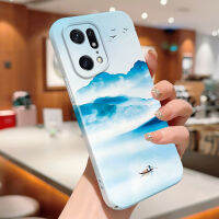 เคสพร้อมสำหรับออปโป้ไฟนด์ X5 Pro 5G เคสดีไซน์เรือเล็กๆน้อยๆรวมทุกอย่างกรณีโทรศัพท์ฟิล์มปกป้องกล้องเต็มรูปแบบ