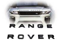 แผ่นป้ายสติ๊กเกอร์ติดรถยนต์ตัวอัษร LOGO RANG ROVER ลายเคฟร่า ติดฝากระโปรงหน้าสำหรับรถRANG ROVER ***** ร้านค้าแนะนำ** สิ้นค้าดี**