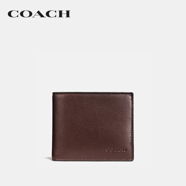 coach-กระเป๋าสตางค์ผู้ชายรุ่น-3-in-1-wallet-สีน้ำตาล-74991-mah