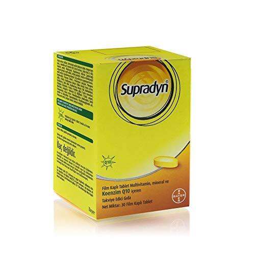 Supradyn All Day, with Multivitamin, Mineral and Coenzyme Q10, Turkish ...