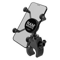 RAM Mounts X-Grip Phone Mount with RAM Snap-Link Tough-Claw RAM-HOL-UN7-400U for Motorcycle, ATV/UTV, Bike