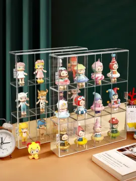 Acrylic Display Cabinet For Anime FiguresStackable Large Doll Storage Box  Cosmetic Clay Doll For Display Stand Riser Box