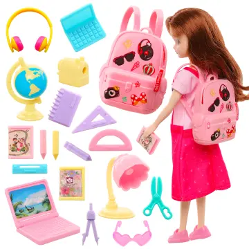 29 PCS Modern Style Barby Doll Clothes and Accessories - 2 Set Suits 2  Dresses 2 Outfits Tops and Pants 2 Glasses 10 Shoes 11 Handbags for 11.5  Inch