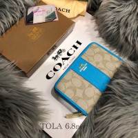 กระเป๋าสตางค์โค้ช กระเป๋าเงินcoach ใบกลาง แบบซิป !!!! สินค้าขายดี !!!!