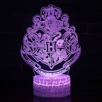 Magic sign theme 3D Lamp LED night light 7 Color Change Touch Mood Lamp Christmas present Dropshippping