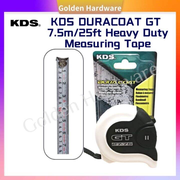 KDS DURACOAT GT 7.5m/25ft Professional Heavy Duty Measuring Tape 1