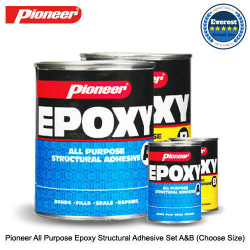 Pioneer All Purpose Epoxy Structural Adhesive Set A & B (Choose Size ...